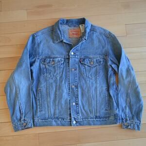 Levis Denim Jean Trucker Jacket Men's Size L 70507